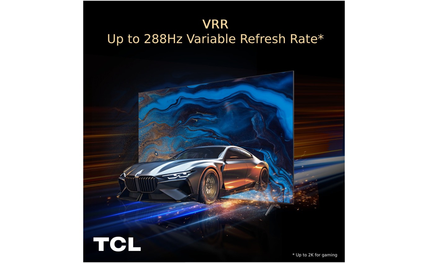 TCL 85 inch C7K Premium QD-Mini LED 4K 144Hz Google TV 85C7K