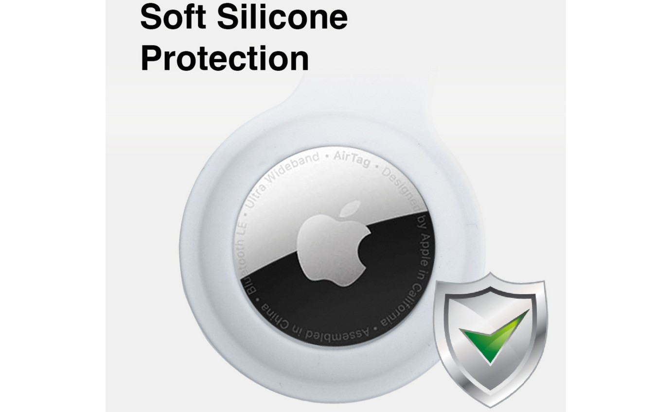 Laser Silicone AirTag Key Ring Case (4 Pack) AOAT4P1378