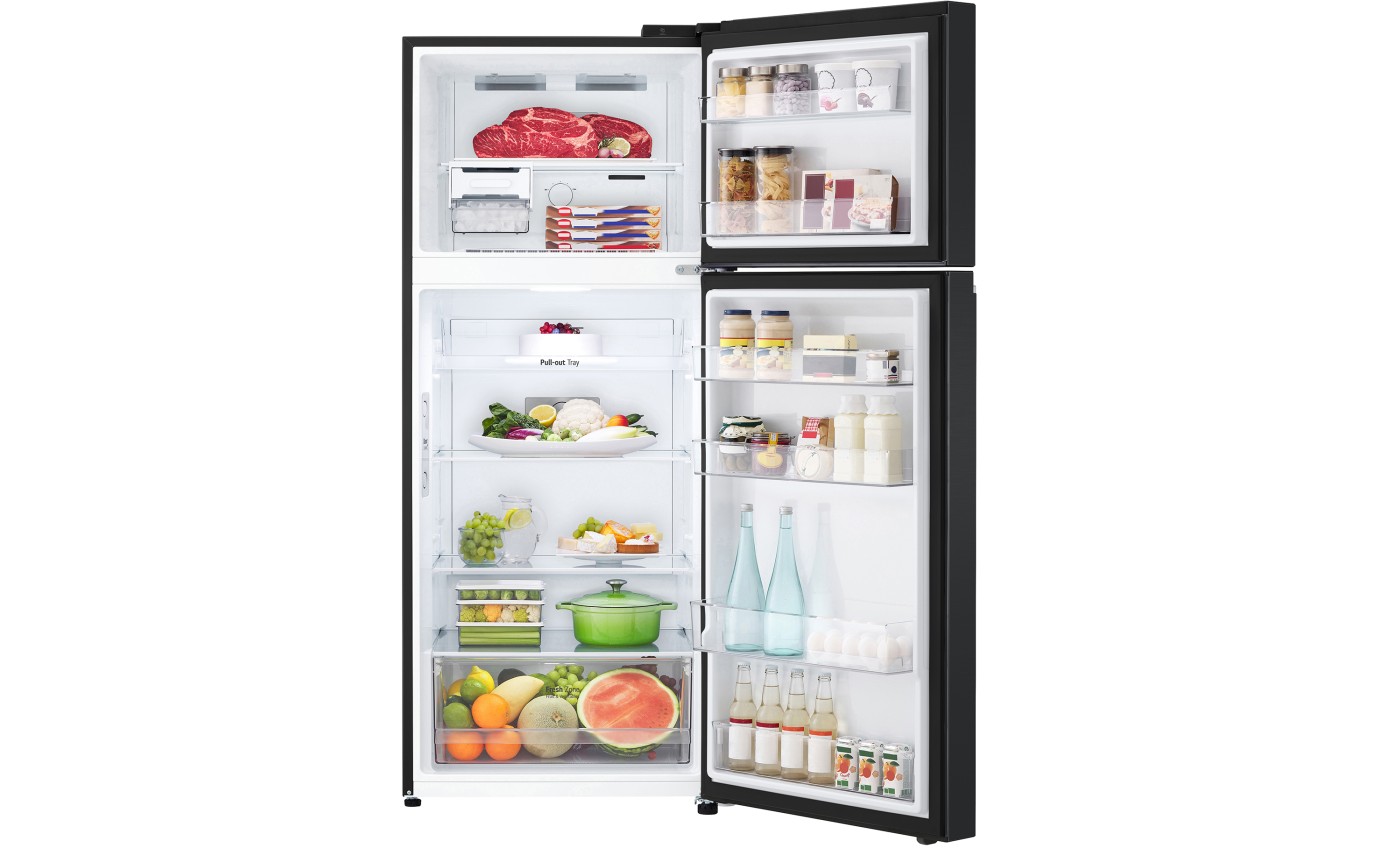 LG 375L Top Mount Fridge (Matte Black) GT5MB