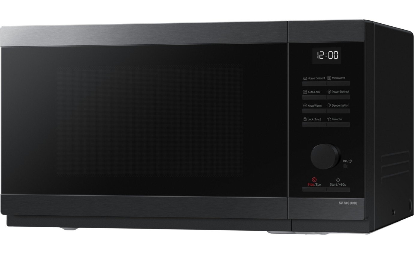 Samsung 32L 1000W Microwave with Dial & Button Control (Black Stainless Steel) MS32DG4504AG