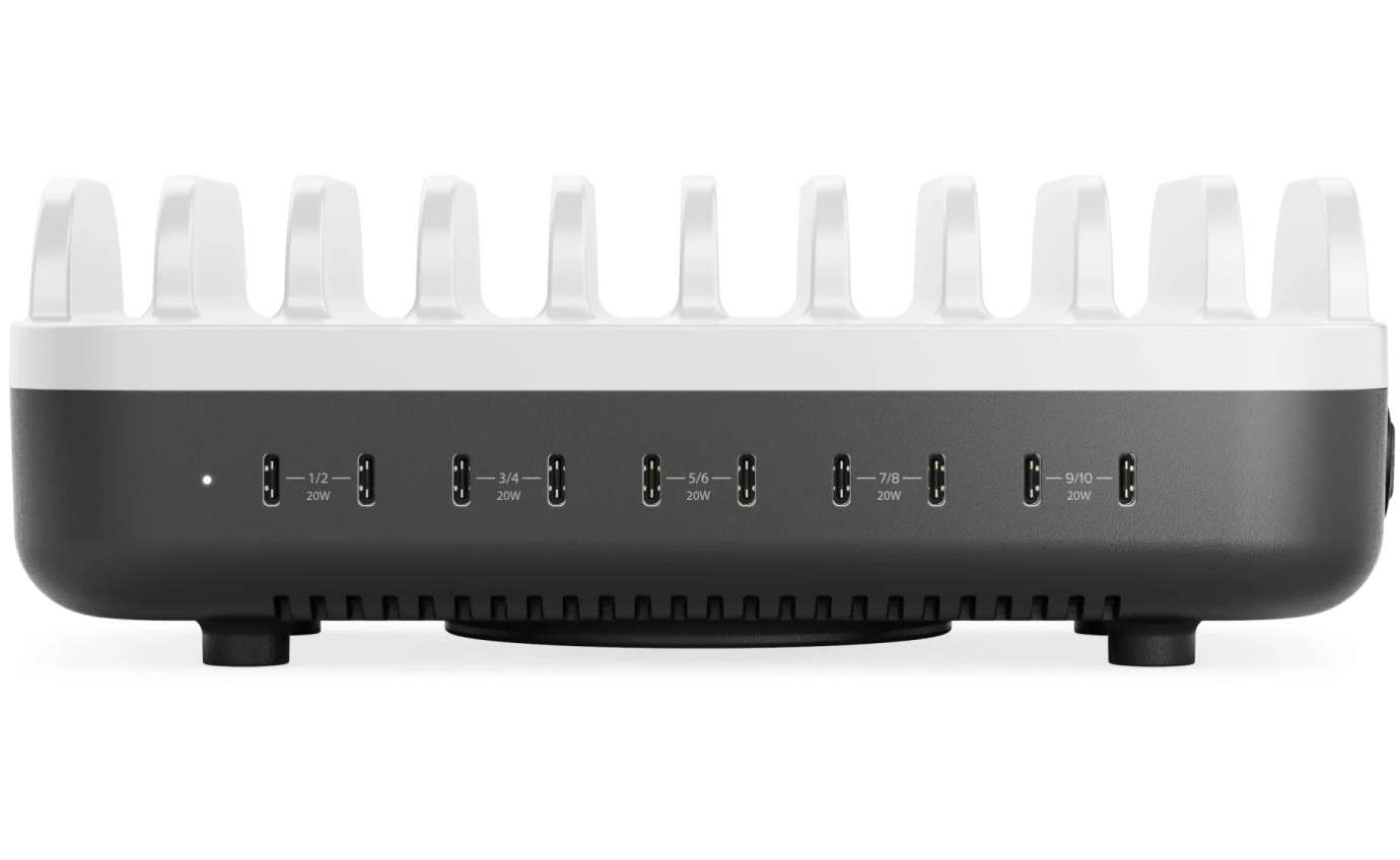 ALOGIC Powerfin 10 Port 100W USB-C Desktop Charging Station SBDCS10C