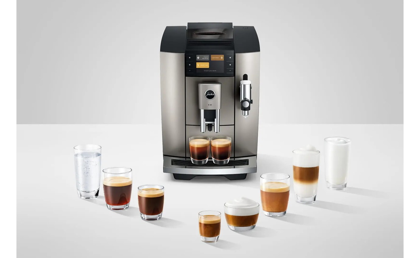 Jura E8 Automatic Coffee Machine (Midnight Silver) 15721