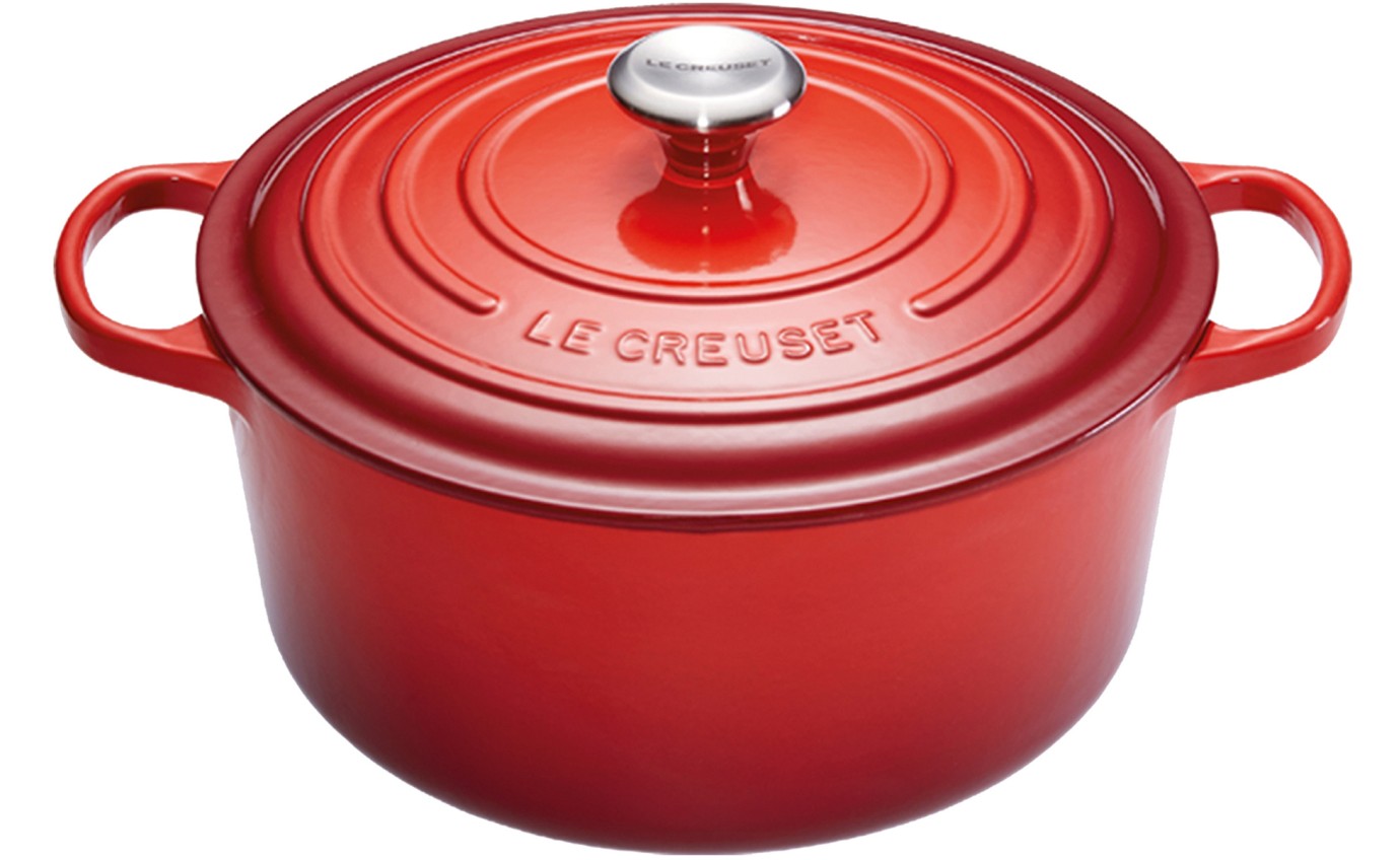Le Creuset 24cm/4.2L Signature Casserole (Cerise) 21177240602430