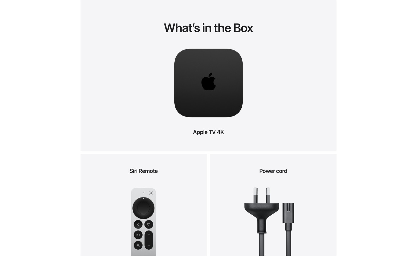 Apple TV 4K Wi-Fi + Ethernet 128GB (3rd Gen) MN893XA