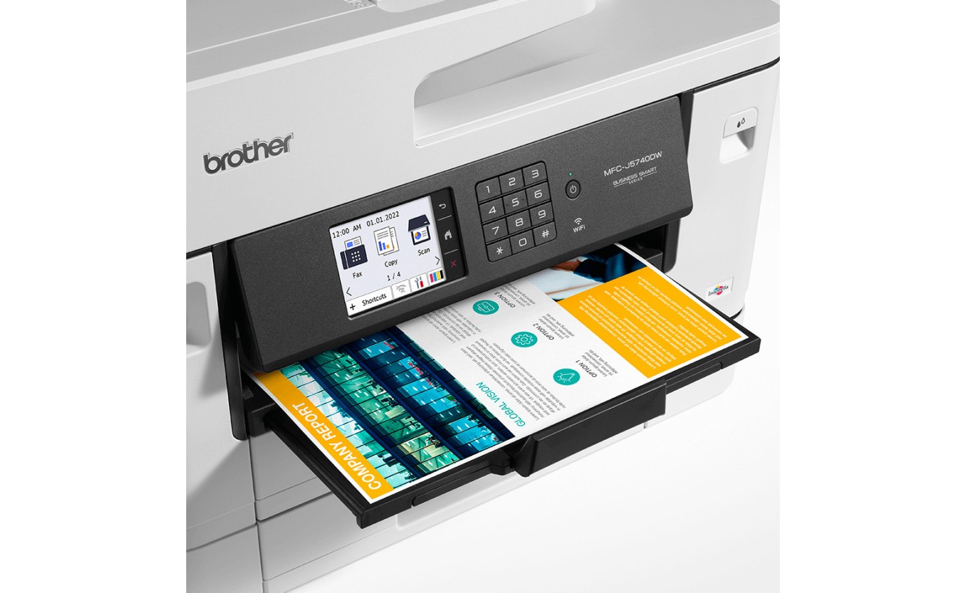 Brother A3 Business Inkjet Multi-Function Printer MFCJ5740DW