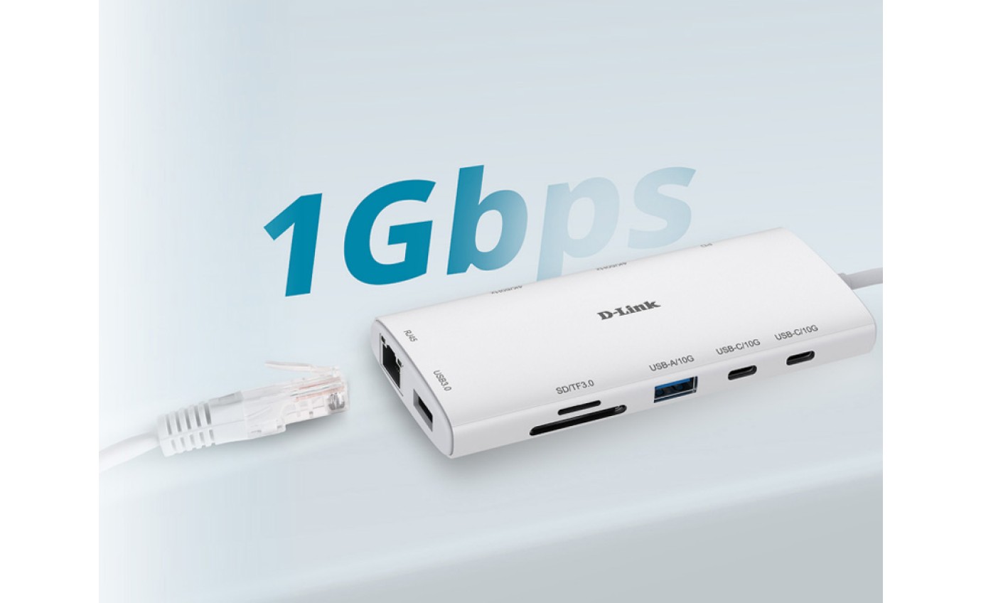 D-Link 10-Port Multi-Function USB-C Hub DUPA01