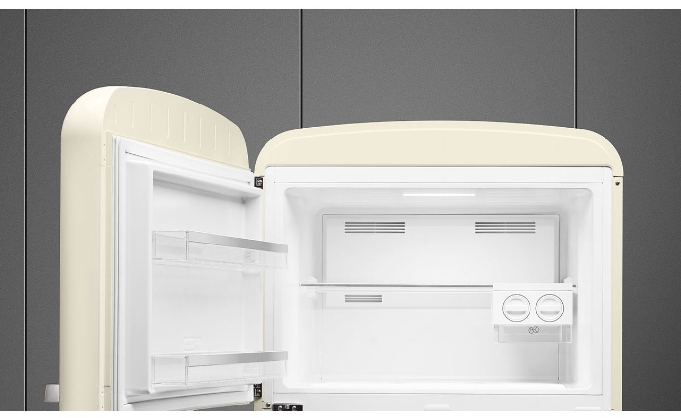 Smeg 524L 50s Style Retro Top Mount Fridge (Cream) FAB50LCR5AU