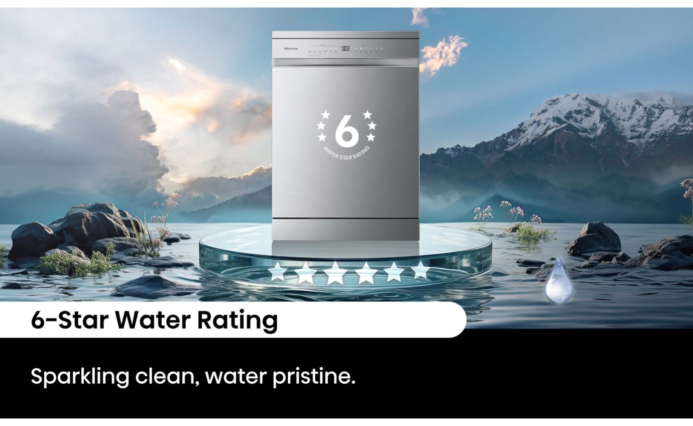 Hisense 60cm Freestanding Dishwasher (Stainless Steel) HSAA16FS