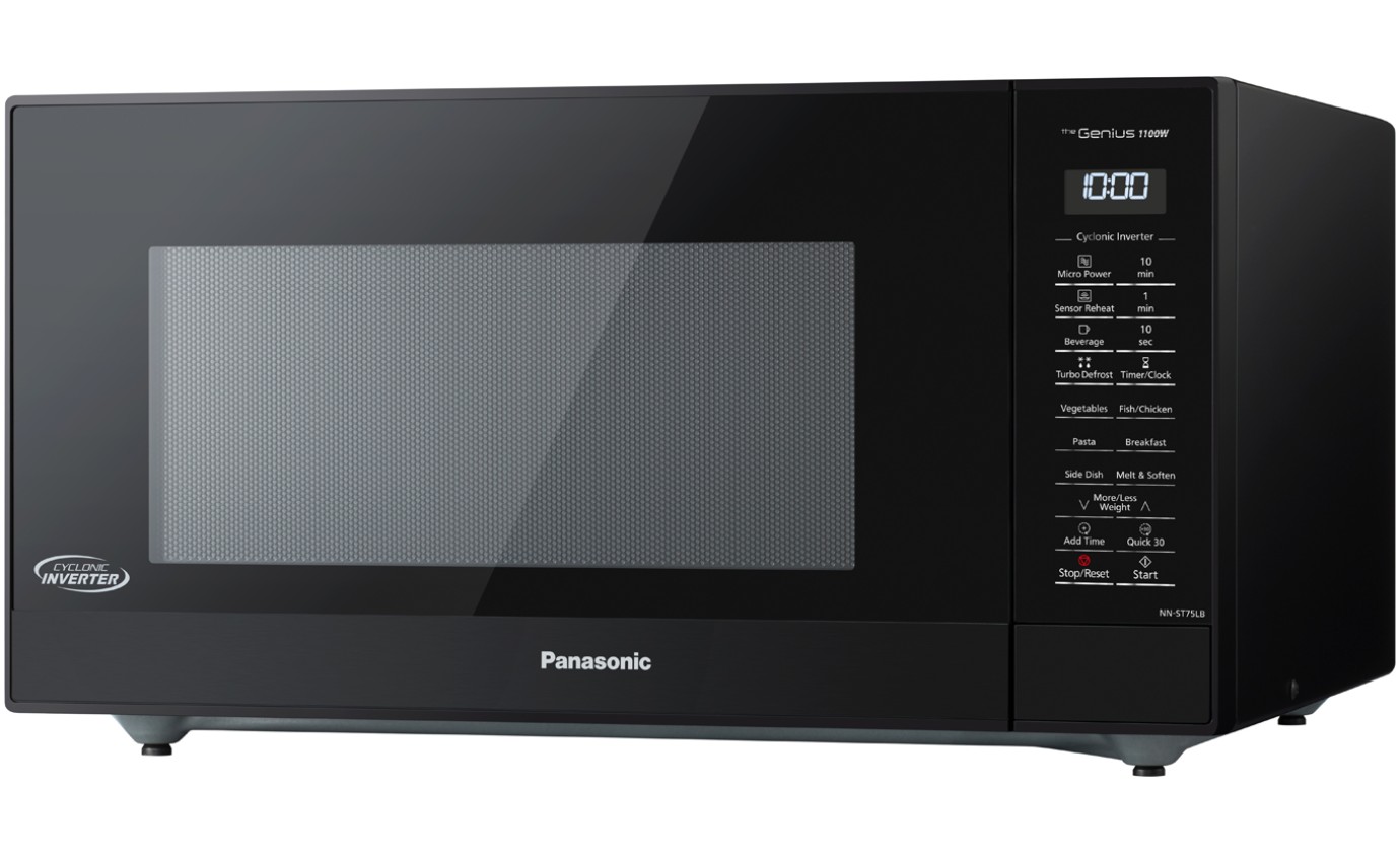 Panasonic 44L 1100W Cyclonic Inverter Microwave Oven (Black) NNST75LBQPQ