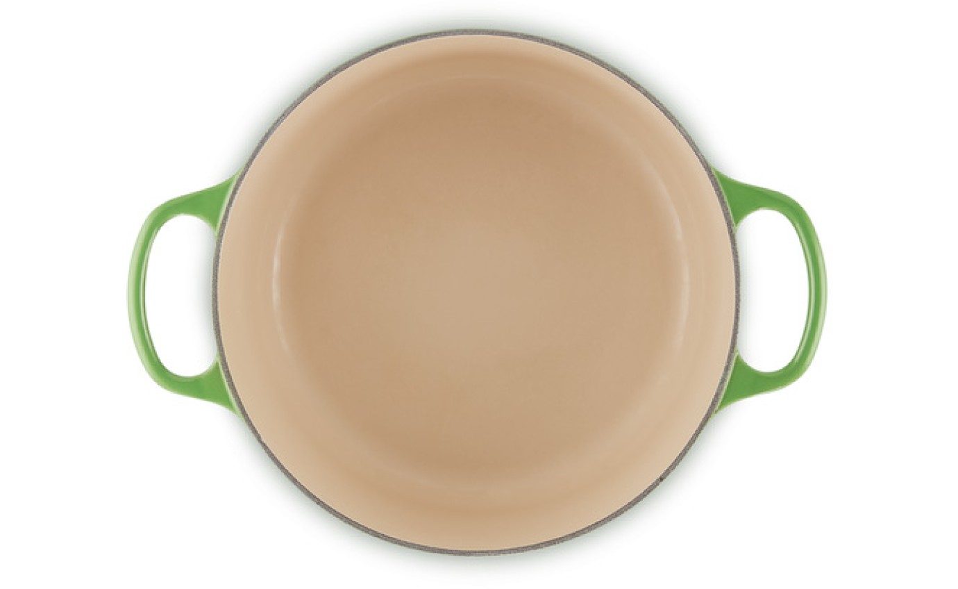 Le Creuset 24cm Cast Iron Round Casserole (Bamboo Green) 21177244082430