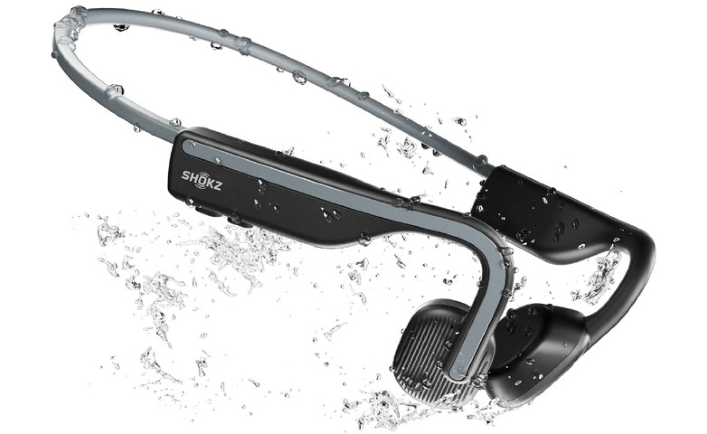 Shokz OpenMove Wireless Open-Ear Headphones (Slate Grey