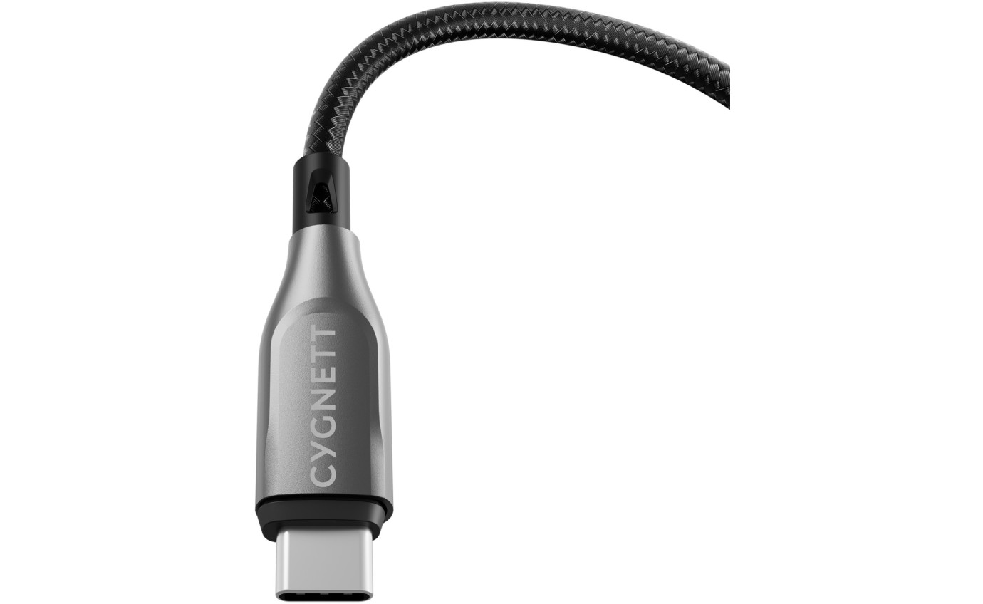 Cygnett Armoured USB-C to USB-A Cable 2m (Black) 11901316109