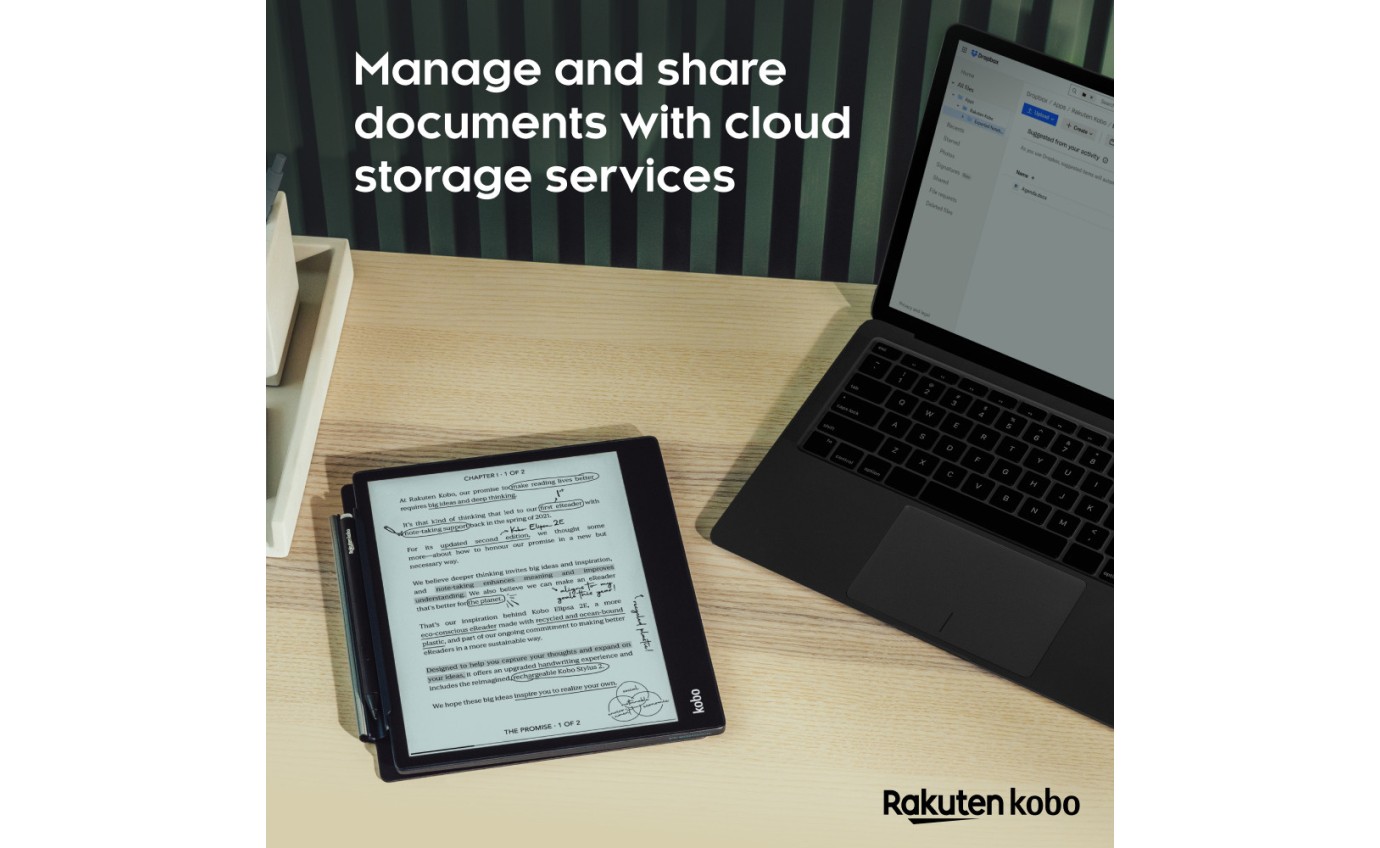 Kobo Elipsa 2E with Kobo Stylus 2 N605KUBKKBU