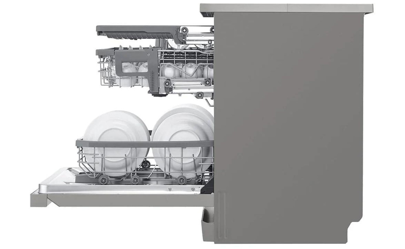 LG 60cm Freestanding Dishwasher (Platinum Steel) XD3A25PS