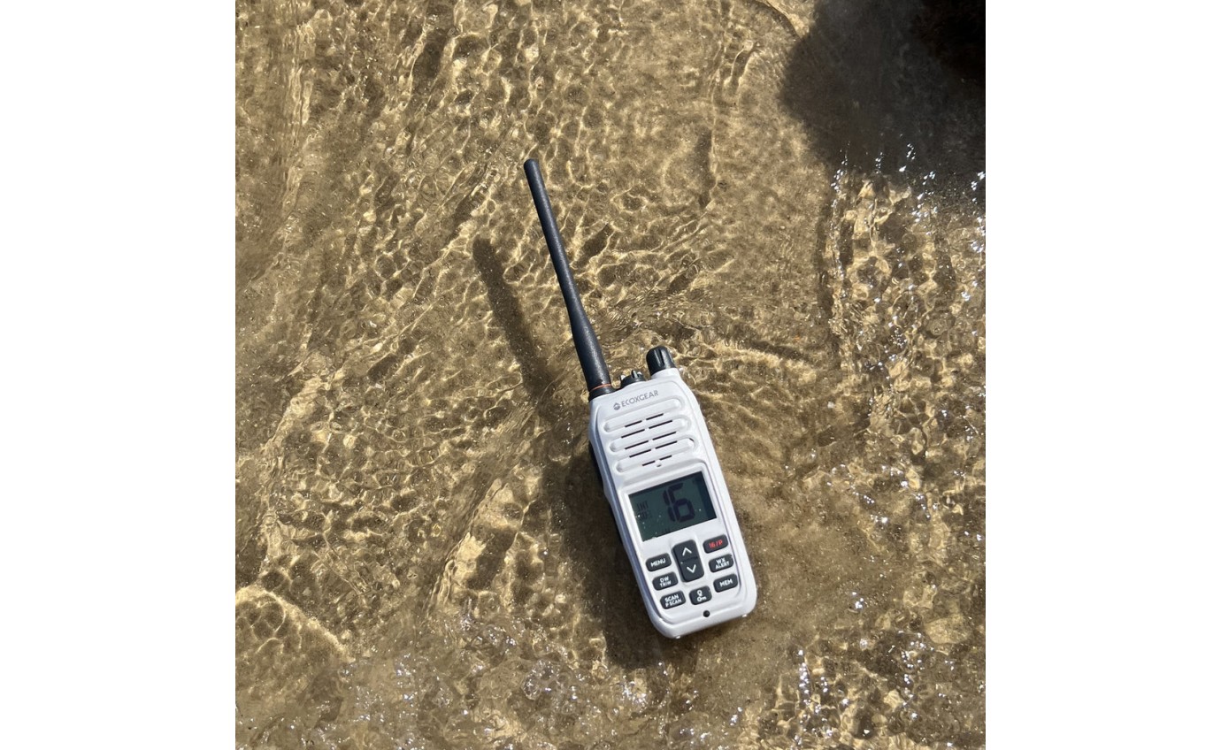 ECOXGEAR EXM300 6W IP67 VHF Marine Handheld Radio EXM600