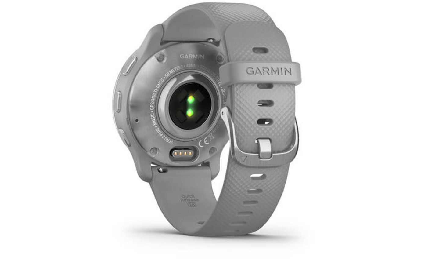 Garmin Venu® 2 Plus Smartwatch (Powder Grey) 0100249610
