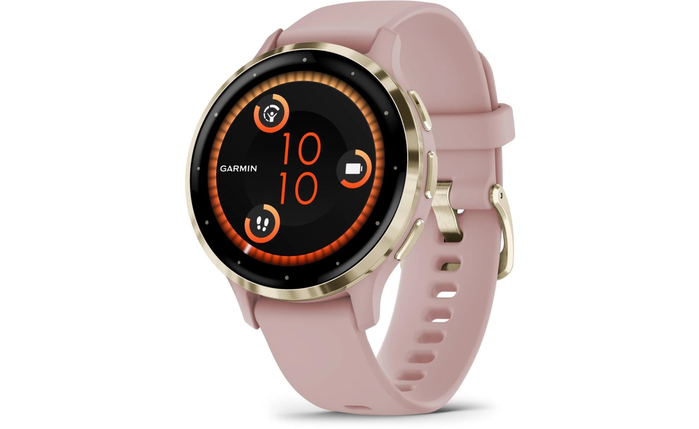 Garmin Venu&reg; 3S Smartwatch (Soft Gold/Dust Rose) 0100278503