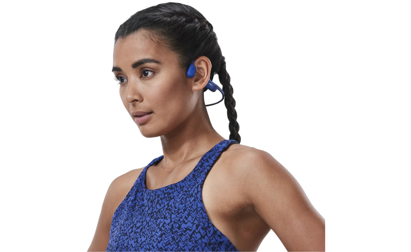 Shokz OpenRun Mini Wireless Open-Ear Headphones (Blue Eclipse) S803MNBL