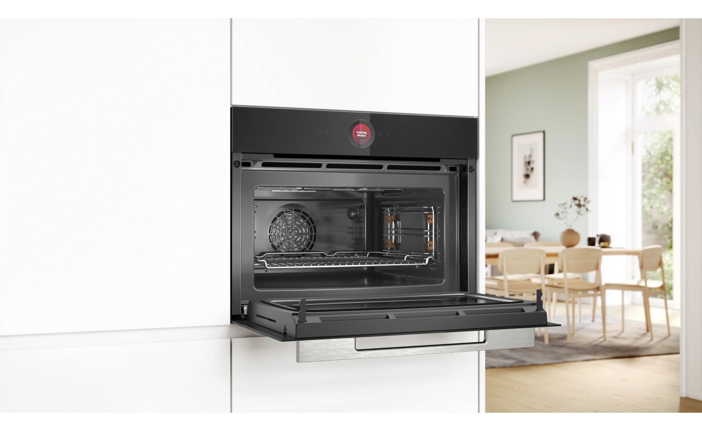 Bosch 60cm Built-In Compact Oven with Microwave Function CMG7241B1A