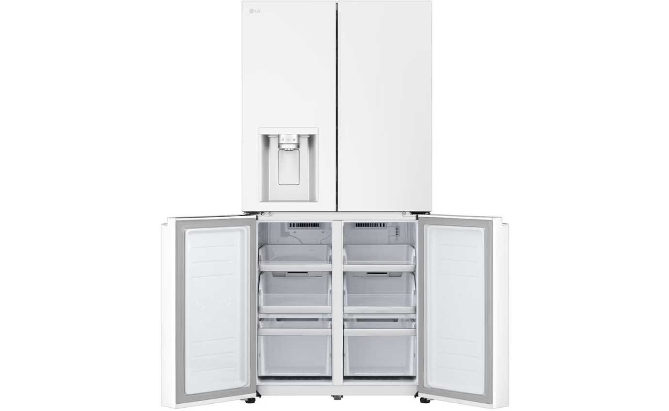 LG 506L Quad Door Fridge (White) GFL500MWH