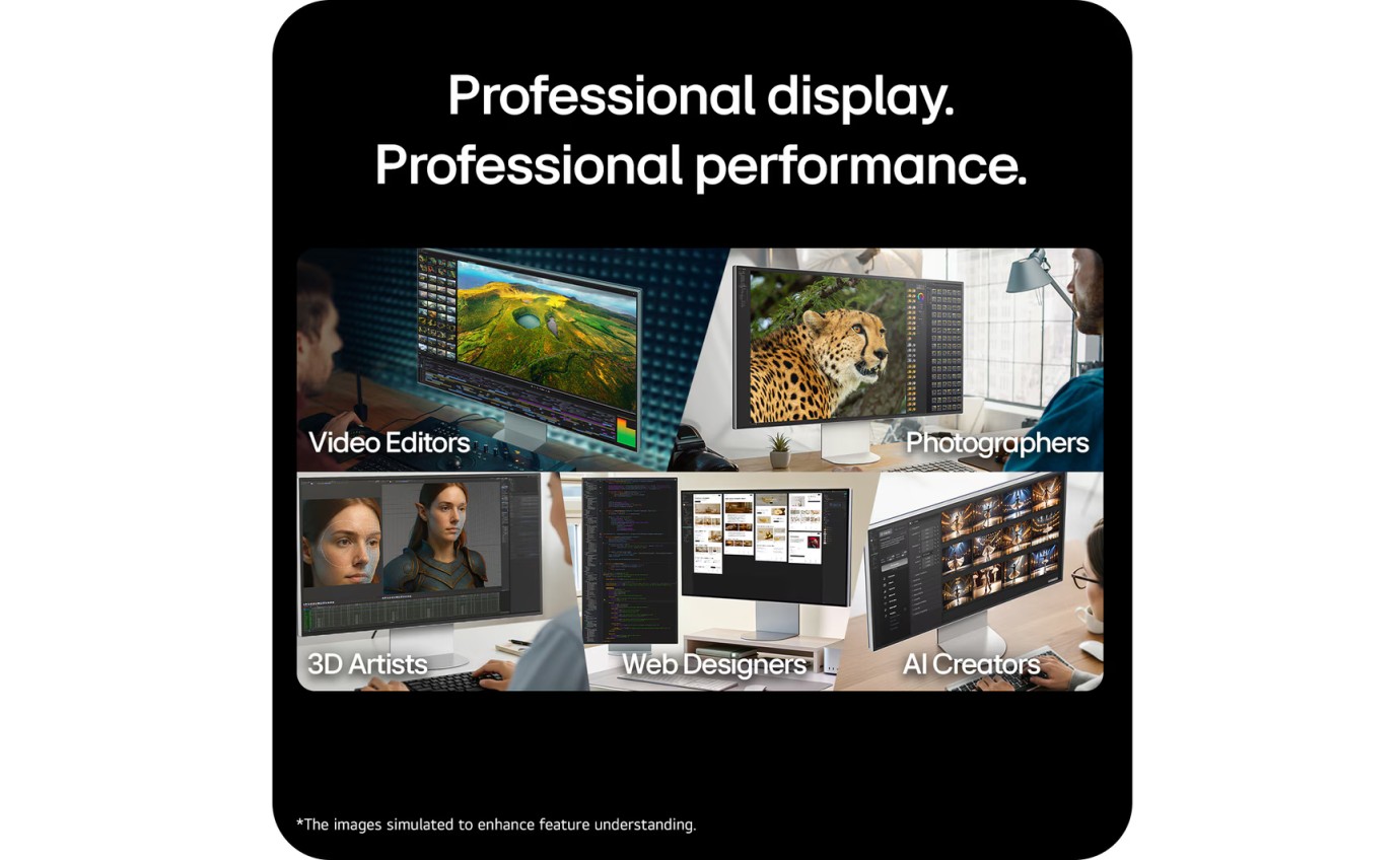 LG UltraFine&trade; evo 32-inch Nano IPS Black 6K Monitor with Thunderbolt&trade; 5 32U990ASAAU
