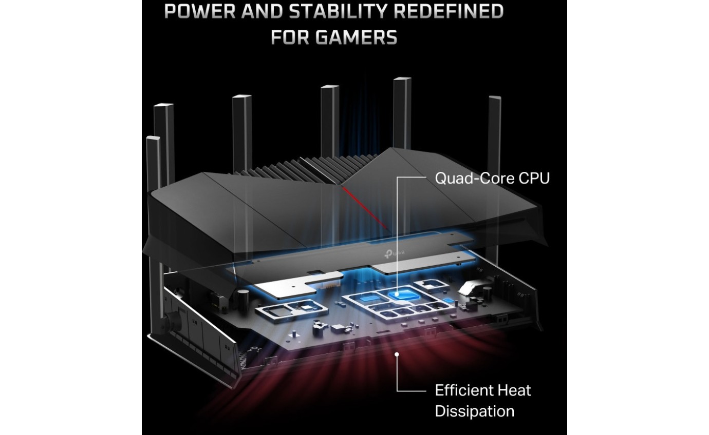 TP-Link BE6500 Dual-Band Wi-Fi 7 Gaming Router ARCHERGE400