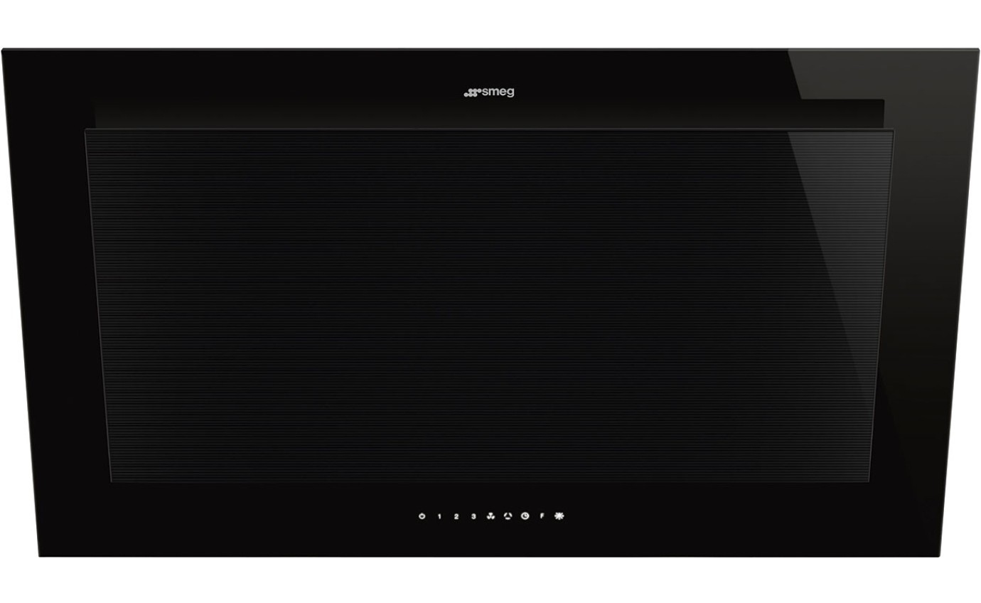 Smeg 90cm Linea Vertical Rangehood (Midnight Black) KV194B3