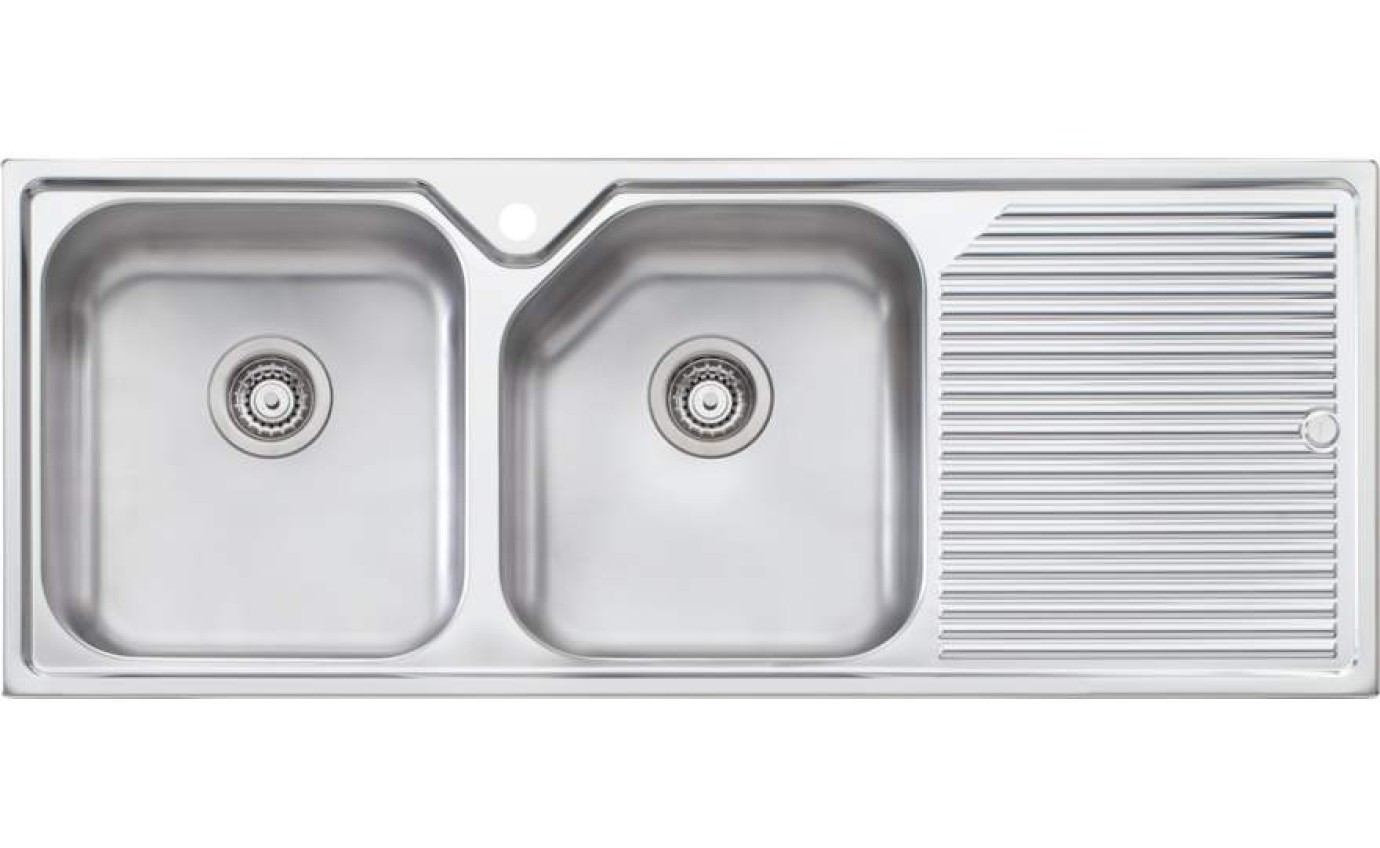 Oliveri Nu-Petite Double Bowl Sink NP6711TH