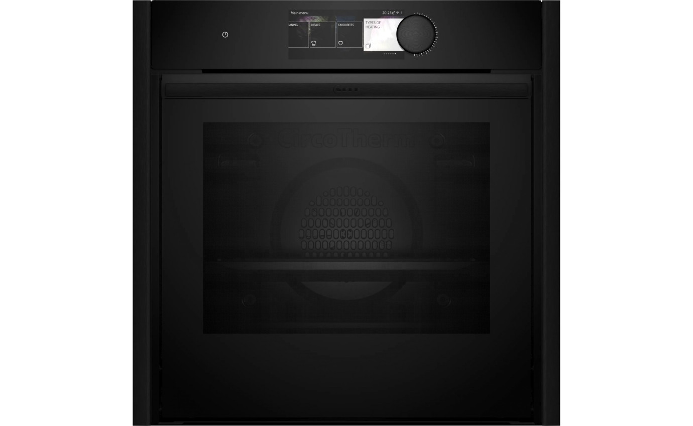 Neff 60cm N 90 Built-in Oven with Steam Function (Deep Black) B69FY5CY0ADB