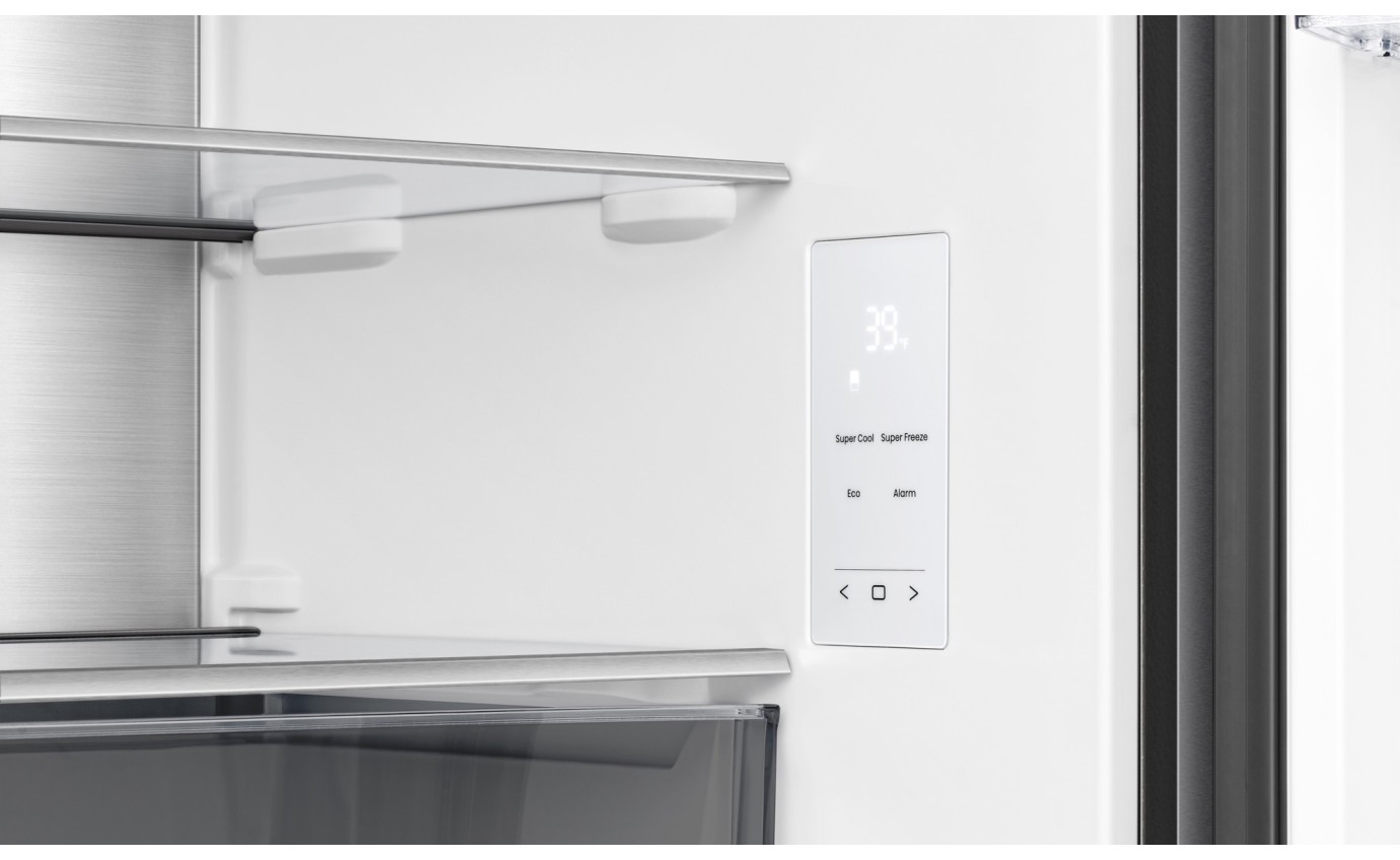 Hisense 503L Bottom Mount Fridge (Dark Stainless Steel) HRBM503E