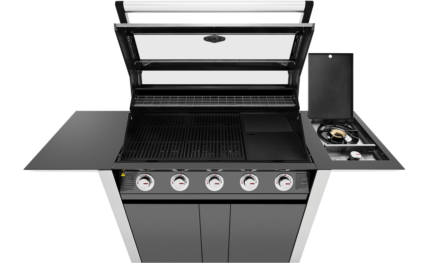 BeefEater 1600 Series 5 Burner BBQ & Trolley (Dark Stainless Steel) BMG1651DA