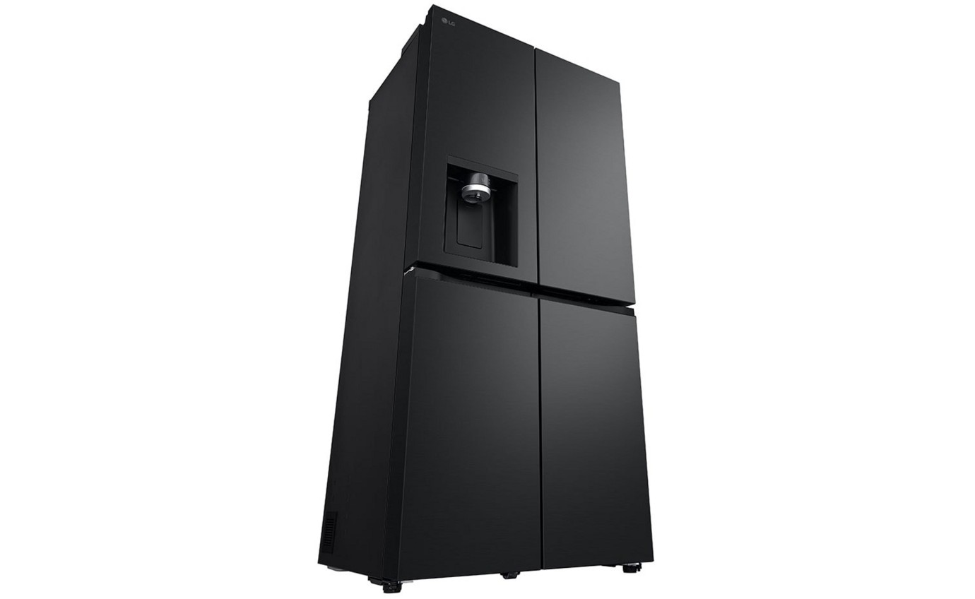 LG 506L Slim French Door Fridge (Matte Black) GFL500MBL