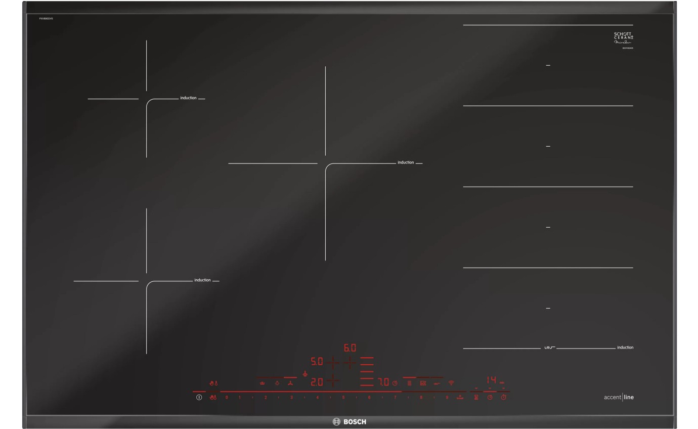 Bosch 80cm Series 8 Flex Induction Cooktop PXV890DV5E