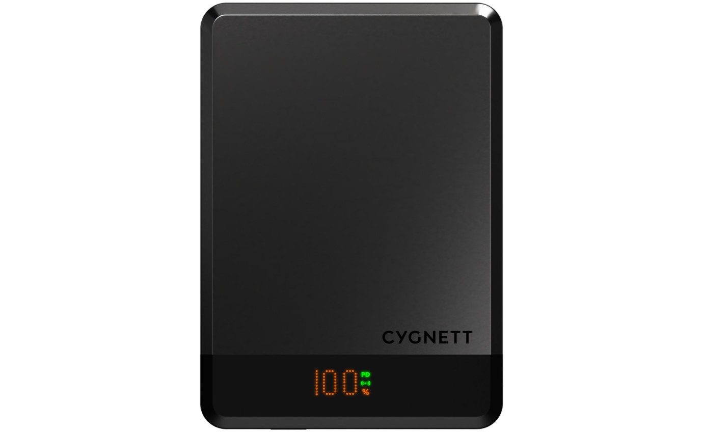 Cygnett MagSlim Magnetic Wireless Power Bank 10K (Black