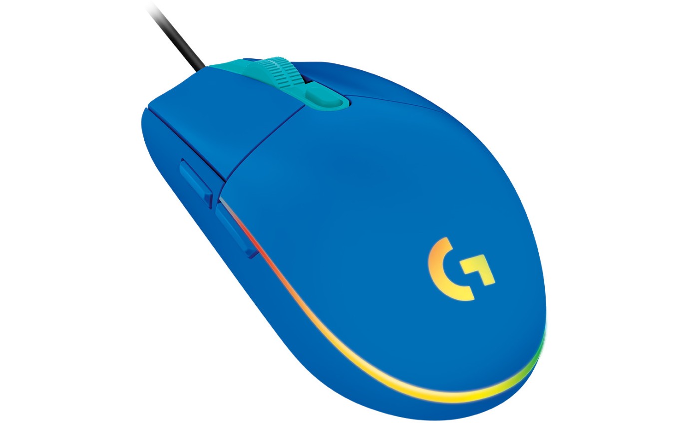 Logitech G G203 Lightsync Gaming Mouse (Blue) 910005792