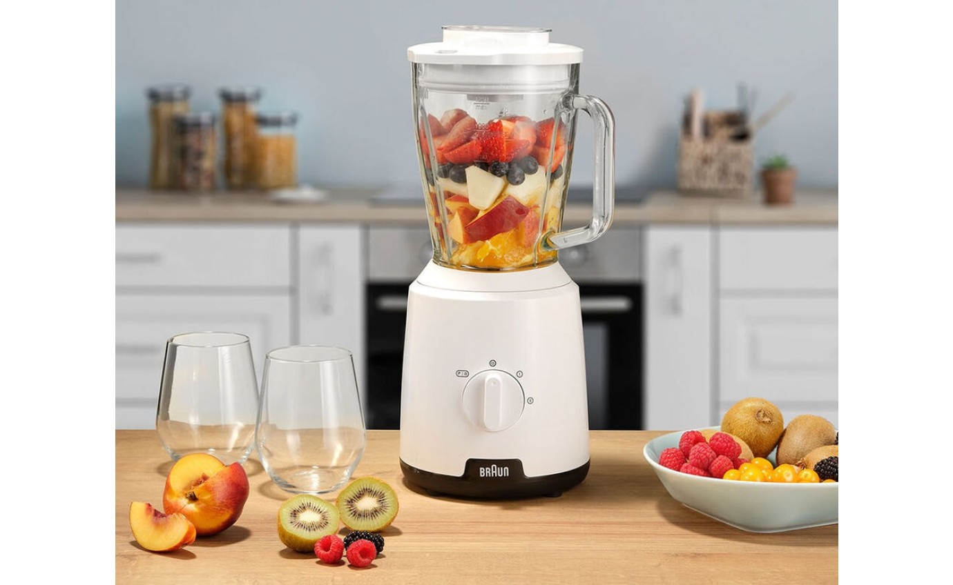 Braun PowerBlend 1 Jug Blender (White) JB1050WH