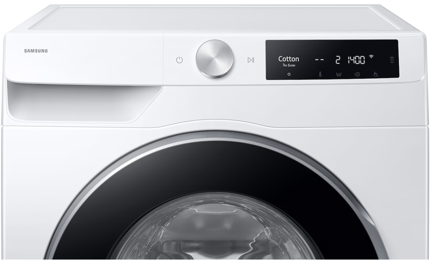 Samsung 9kg Front Load Washing Machine (White) WW90DG6U3ALE