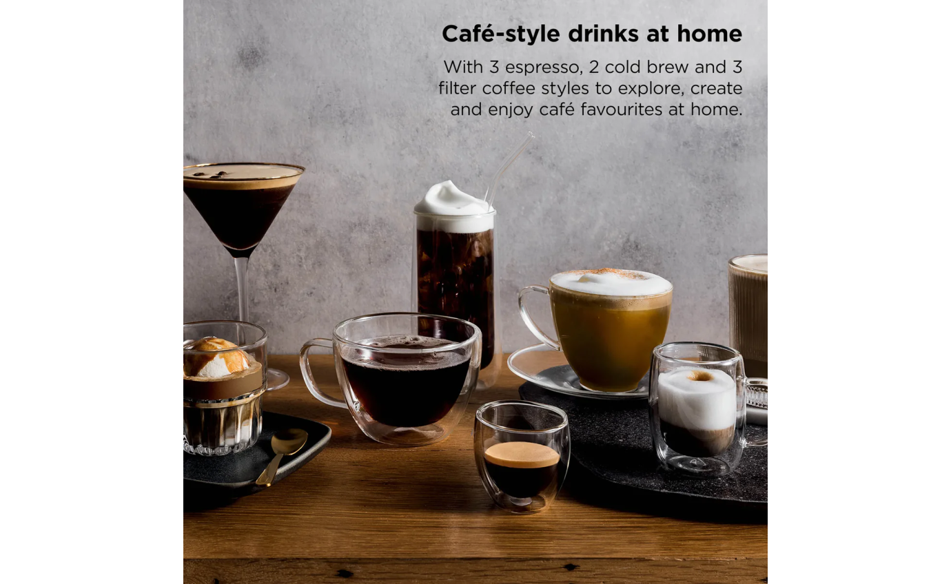 Ninja Luxe Cafe&trade; Premier Espresso Machine (Gunmetal) ES601GM