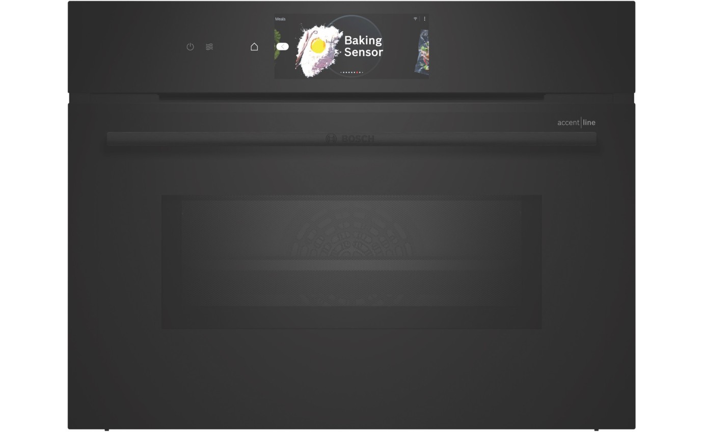 Bosch 60cm Series 8 Built-In Compact Oven with Microwave Function CMG978NB1A