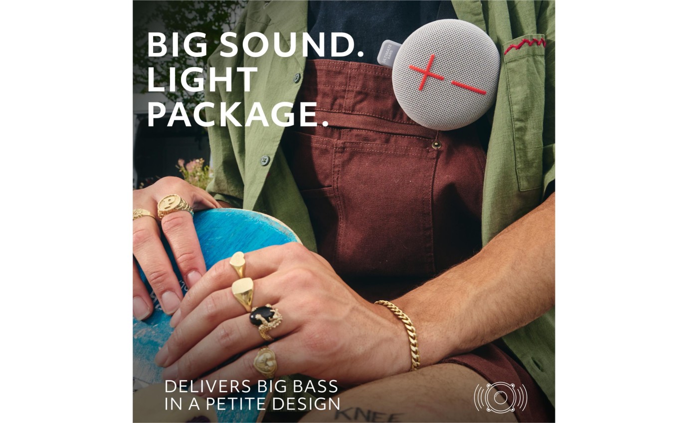 Ultimate Ears MINIROLL Portable Bluetooth Speaker (Revive Grey) 984002028