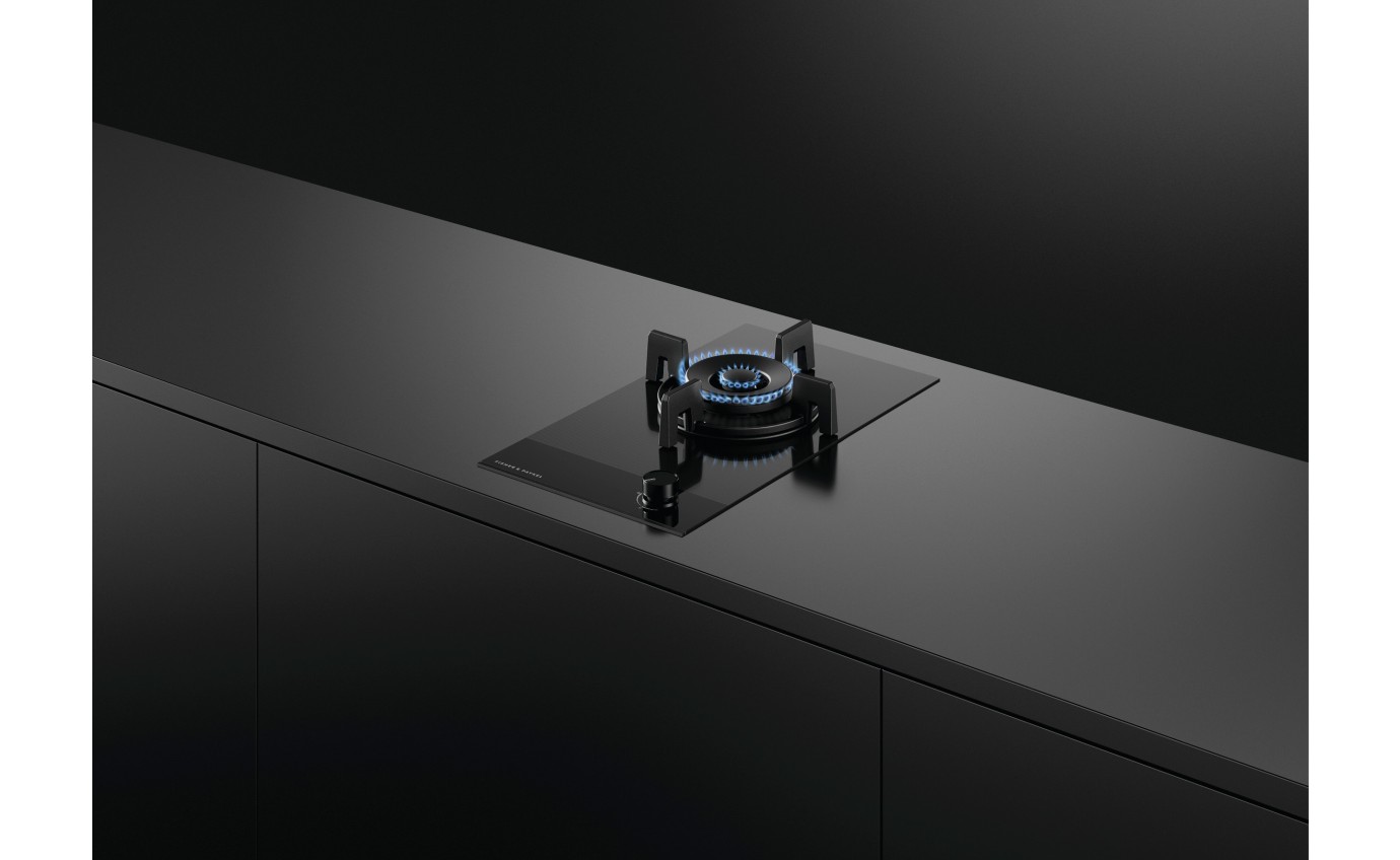 Fisher & Paykel 30cm Series 9 1 Burner Gas Cooktop, LPG CG301DLPGB4