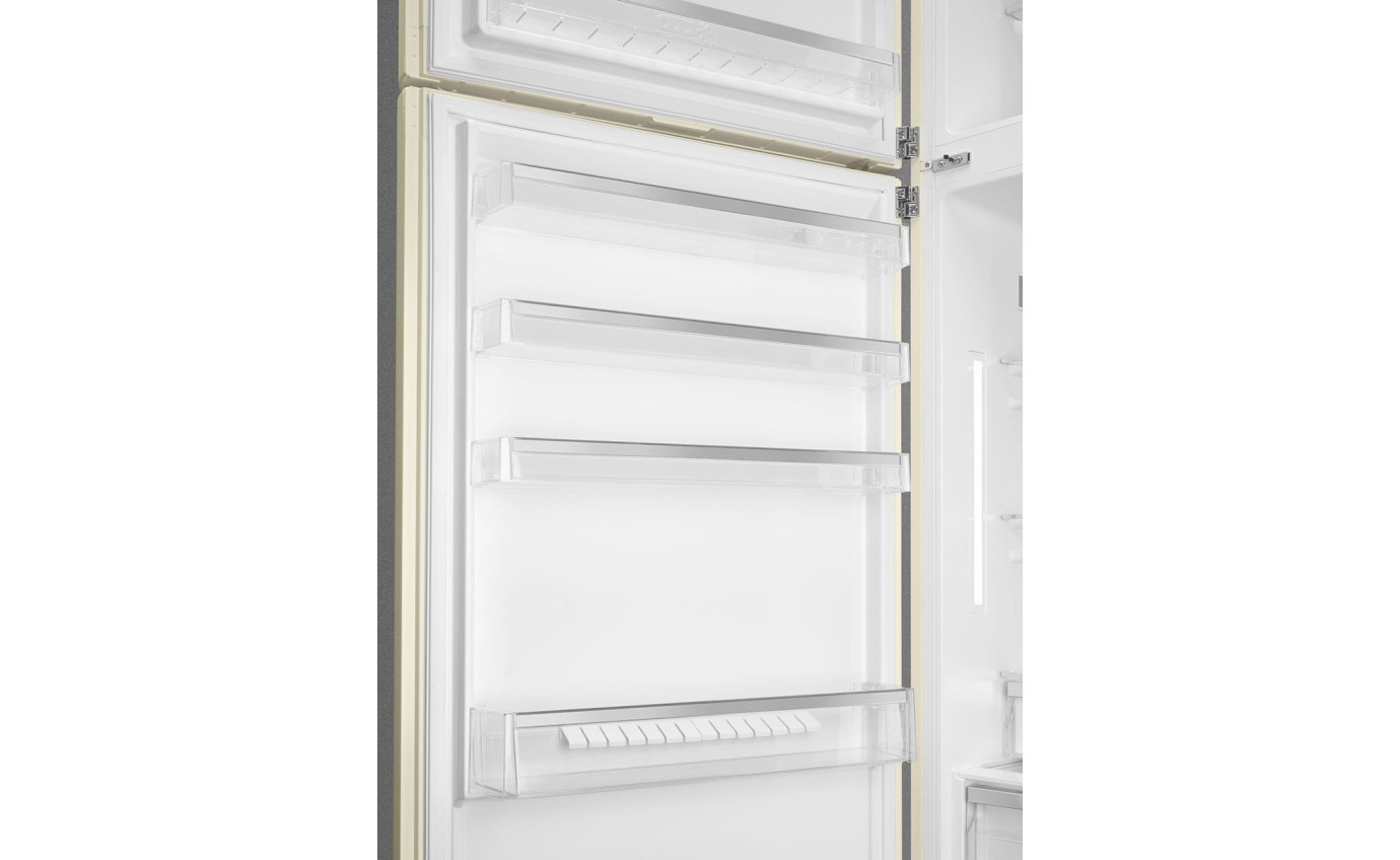 Smeg 524L 50s Style Retro Top Mount Fridge (Cream) FAB50LCR5AU