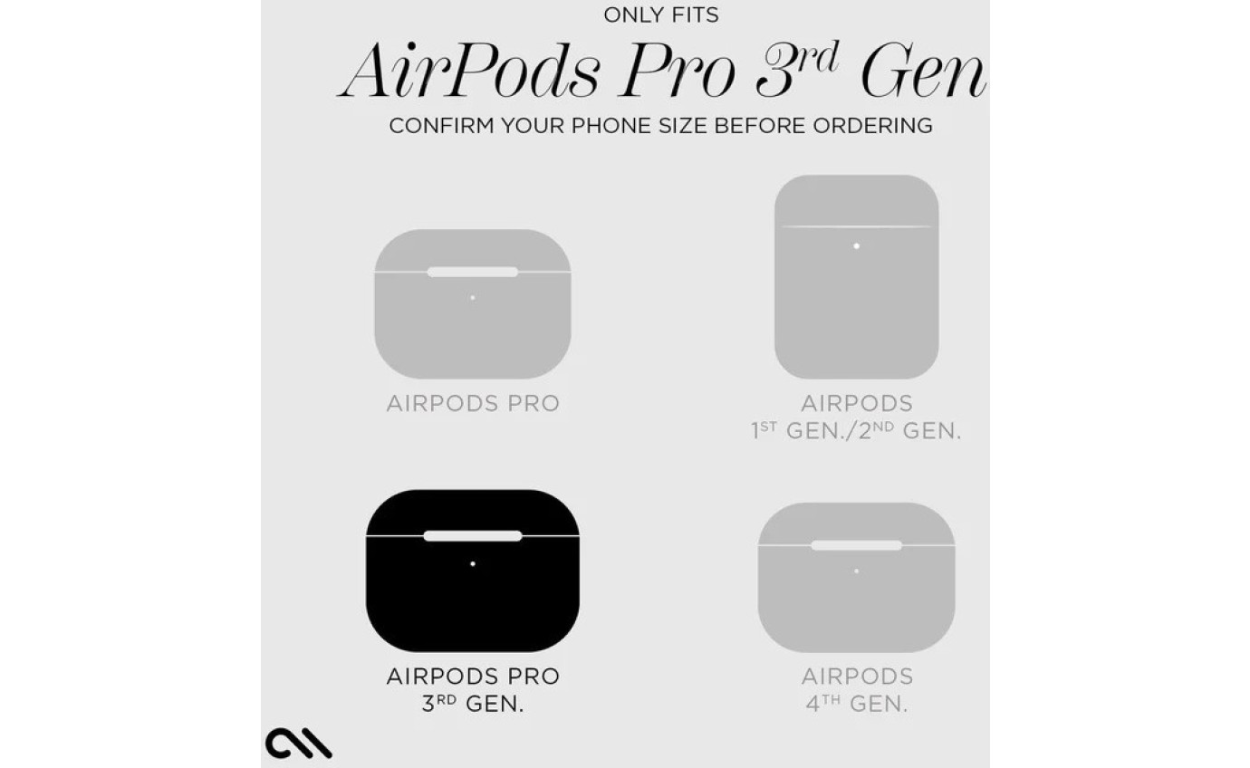 Case-Mate Tough Clear Case for AirPods Pro 3 CM059340