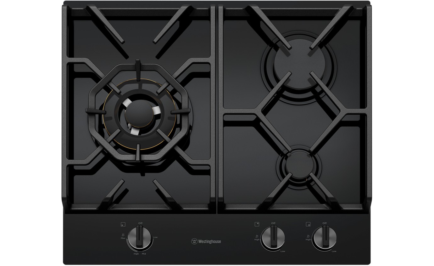 Westinghouse 60cm 3 Burner Gas Cooktop WHG639BD