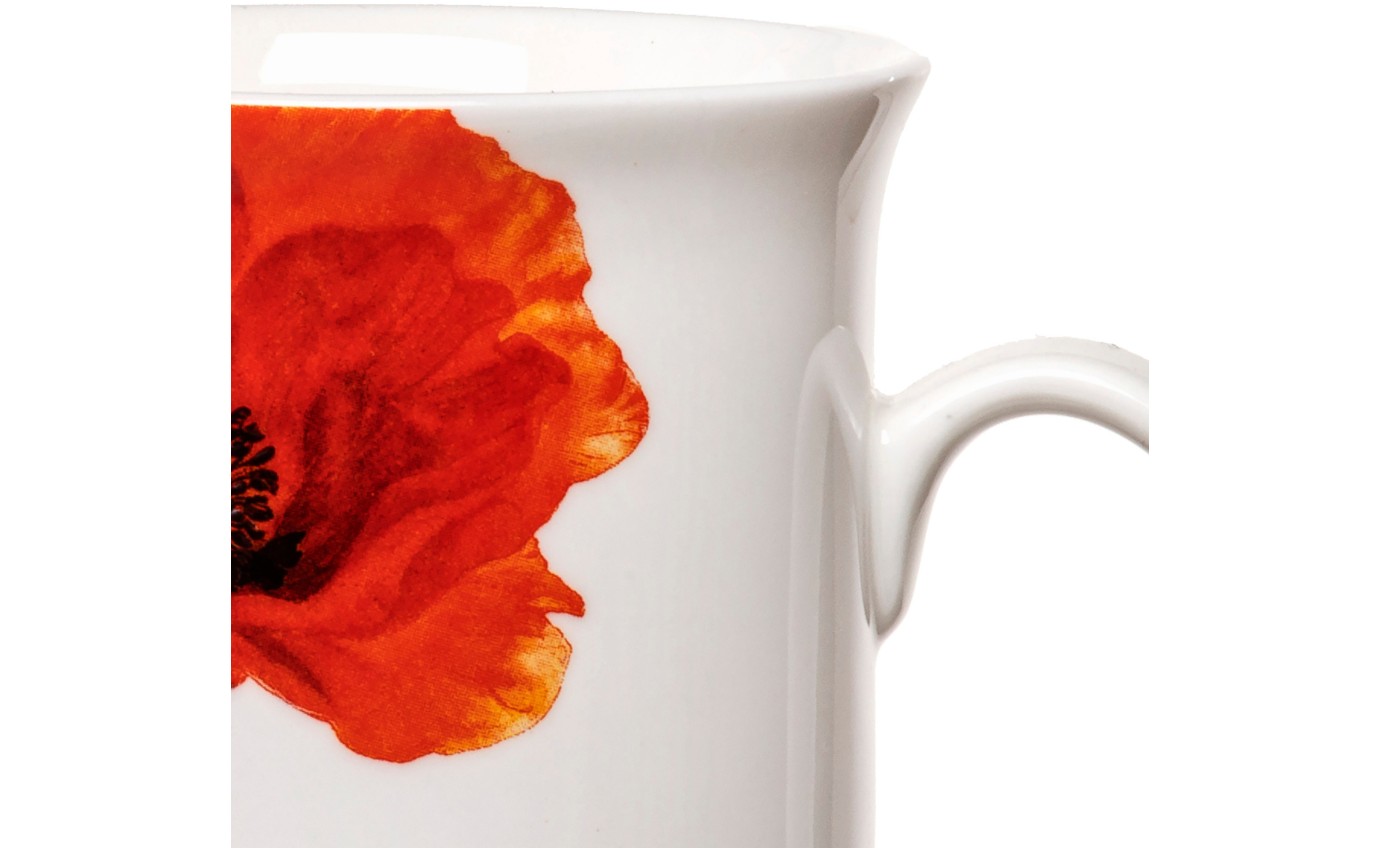 Ashdene Red Poppies Can Mug 520992