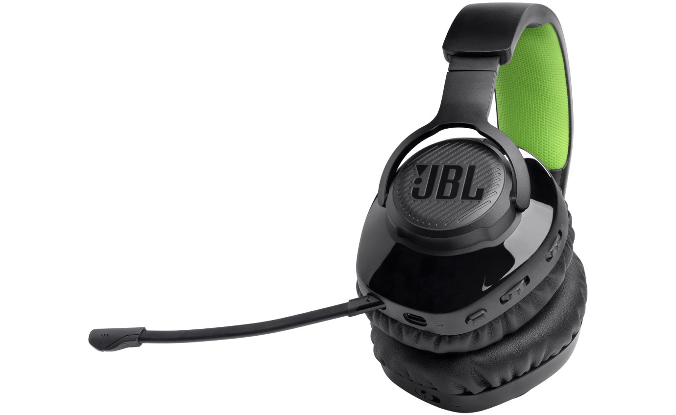 JBL Quantum 360X Wireless Over Ear Gaming Headset Green Xbox Edition JBLQ360XWLBLKGRN Retravision