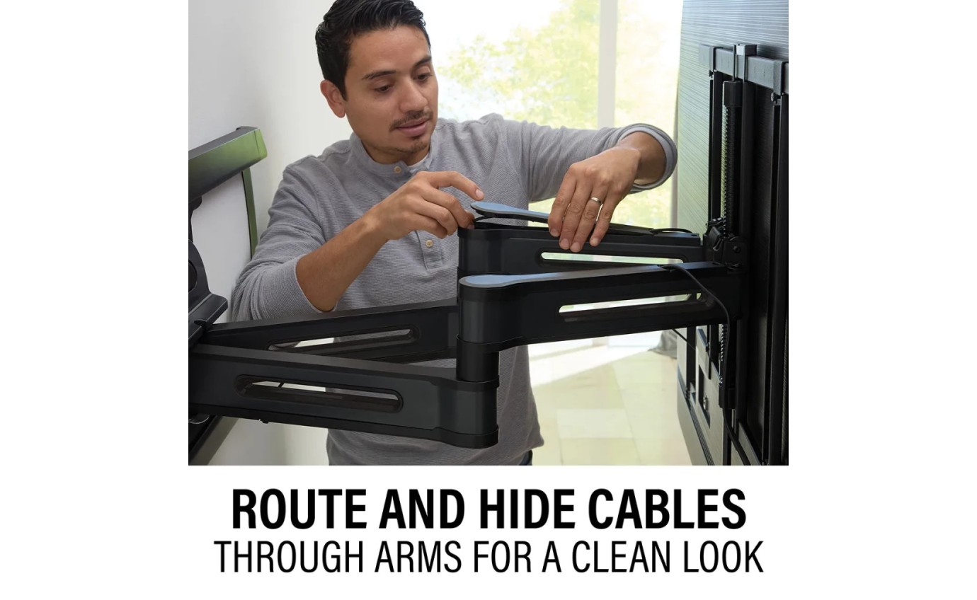 Sanus 42 inch-90 inch Advanced Full-Motion 4D&reg; + Shift&trade; TV Wall Mount VLF928B2