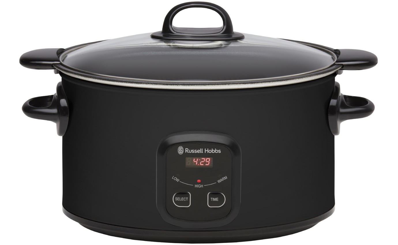 Russell Hobbs Searing Slow Cooker 6L (Matte Black) RHSC650BLK