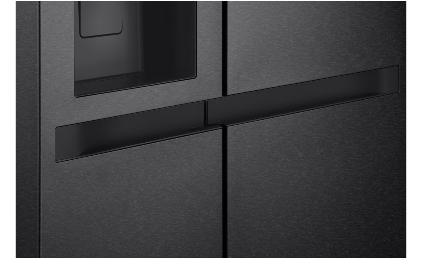 LG 641L Side By Side Fridge (Matte Black) GSN599MBL