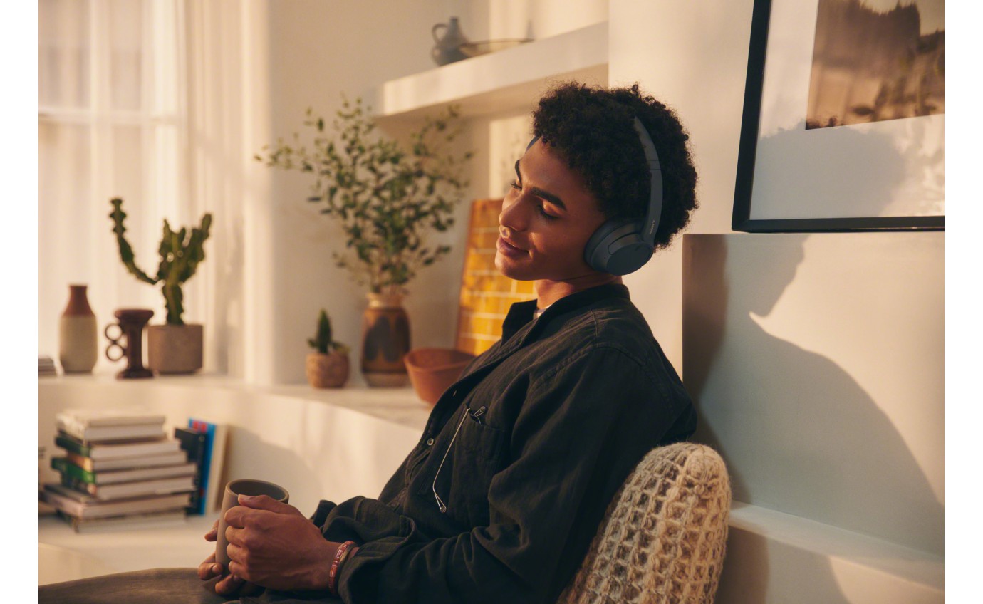 Sony Wireless Noise Cancelling Headphones (Blue) WHCH720NL